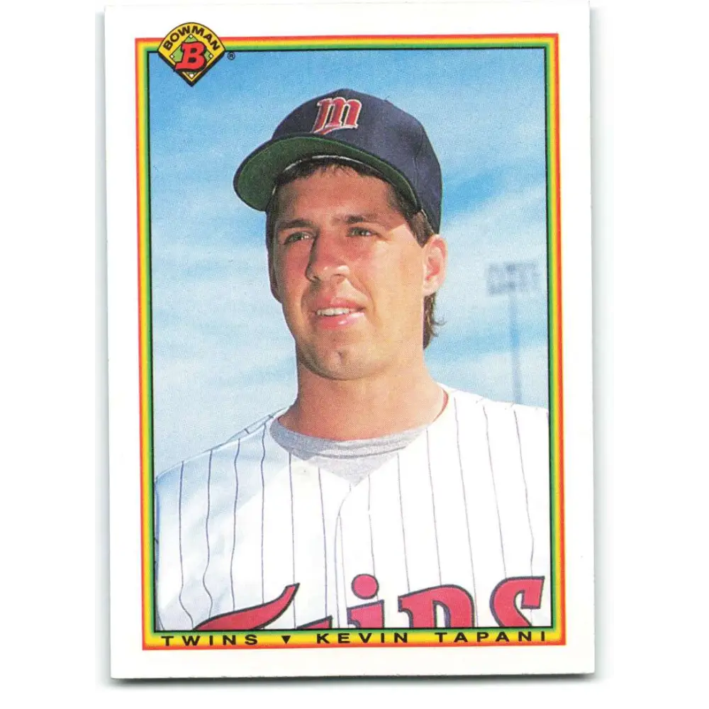 1990 Bowman #407 Kevin Tapani NM-MT RC Rookie Minnesota Twins Baseball Card  Image 1