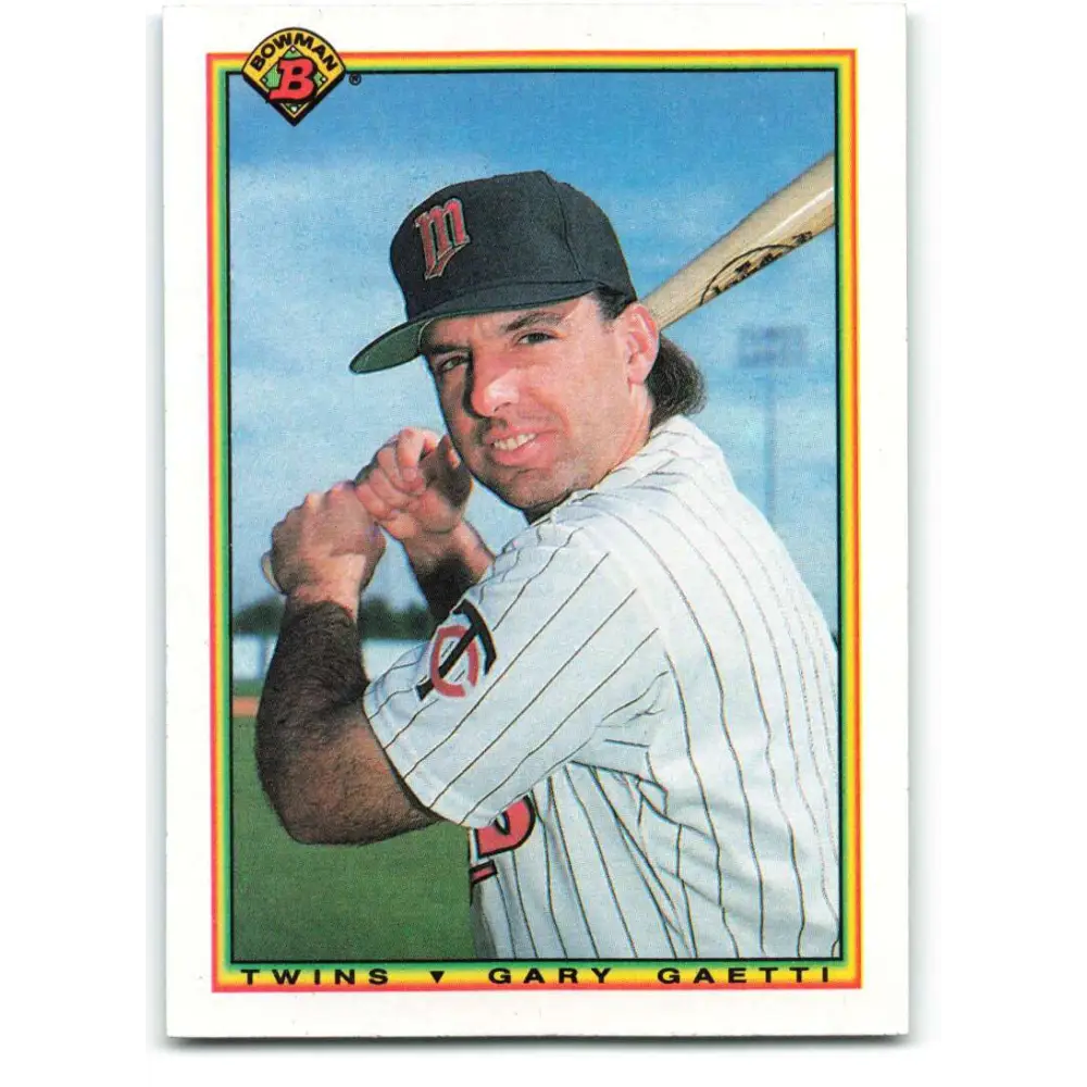 1990 Bowman #417 Gary Gaetti NM-MT Minnesota Twins Baseball Card  Image 1