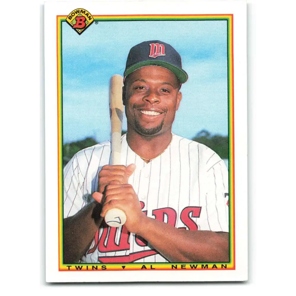 1990 Bowman #419 Al Newman NM-MT Minnesota Twins Baseball Card  Image 1