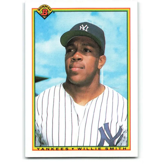 1990 Bowman #425 Willie Smith NM-MT New York Yankees Baseball Card  Image 1