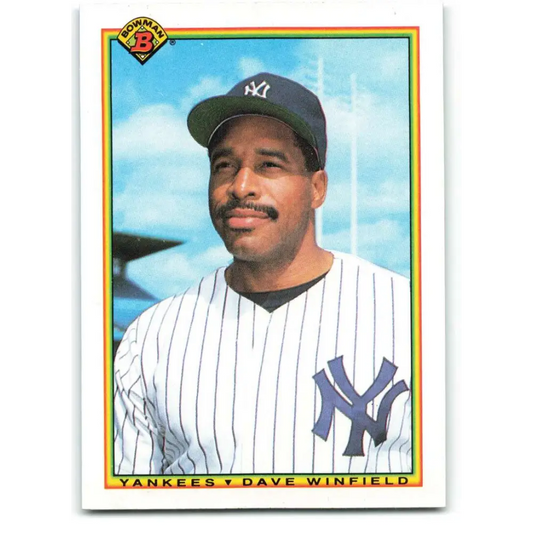 1990 Bowman #432 Dave Winfield NM-MT New York Yankees Baseball Card  Image 1