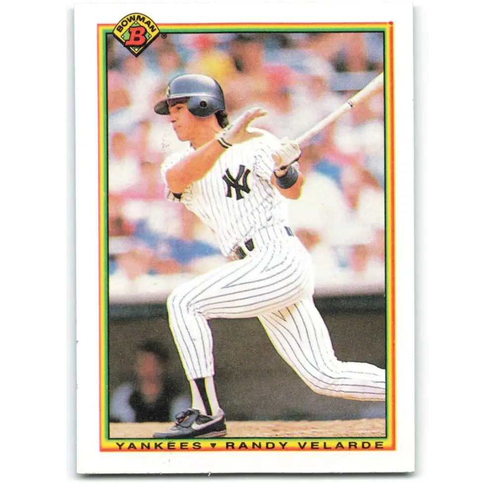 1990 Bowman #434 Randy Velarde NM-MT New York Yankees Baseball Card  Image 1