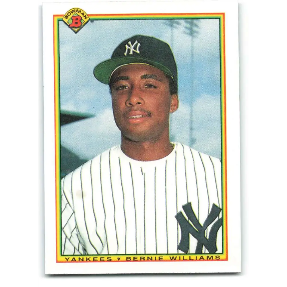 1990 Bowman #439 Bernie Williams NM-MT RC Rookie New York Yankees Baseball Card  Image 1