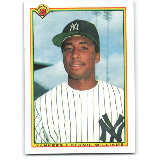 1990 Bowman #439 Bernie Williams NM-MT RC Rookie New York Yankees Baseball Card  Image 1