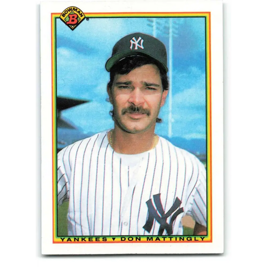 1990 Bowman #443 Don Mattingly NM-MT New York Yankees Baseball Card  Image 1