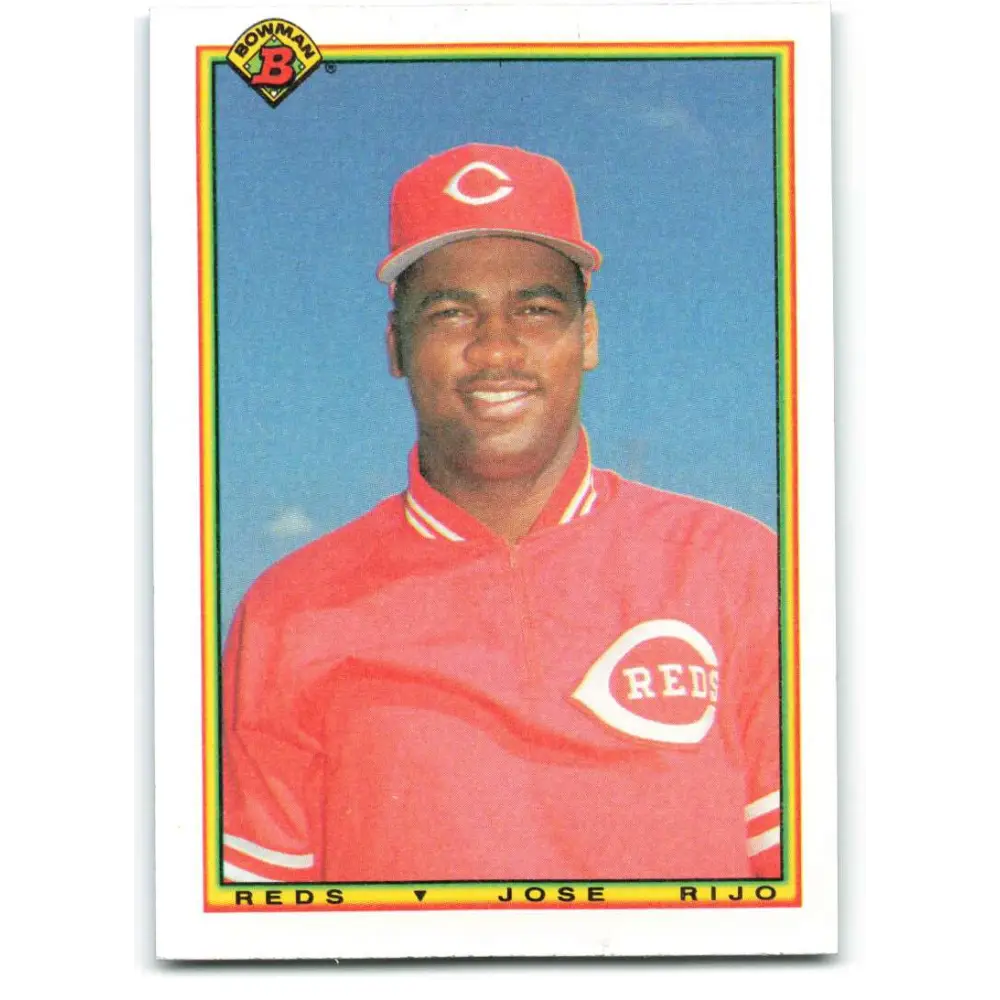 1990 Bowman #45 Jose Rijo NM-MT Cincinnati Reds Baseball Card  Image 1