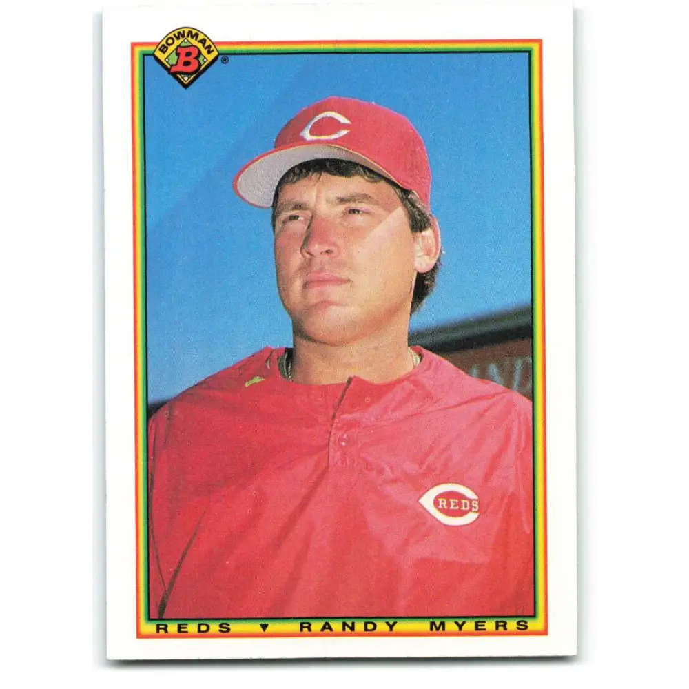 1990 Bowman #47 Randy Myers NM-MT Cincinnati Reds Baseball Card  Image 1