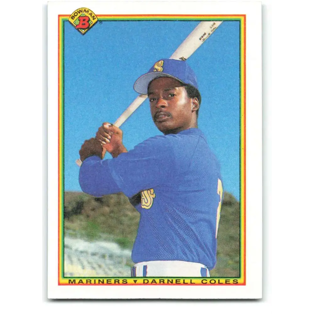 1990 Bowman #480 Darnell Coles NM-MT Seattle Mariners Baseball Card  Image 1
