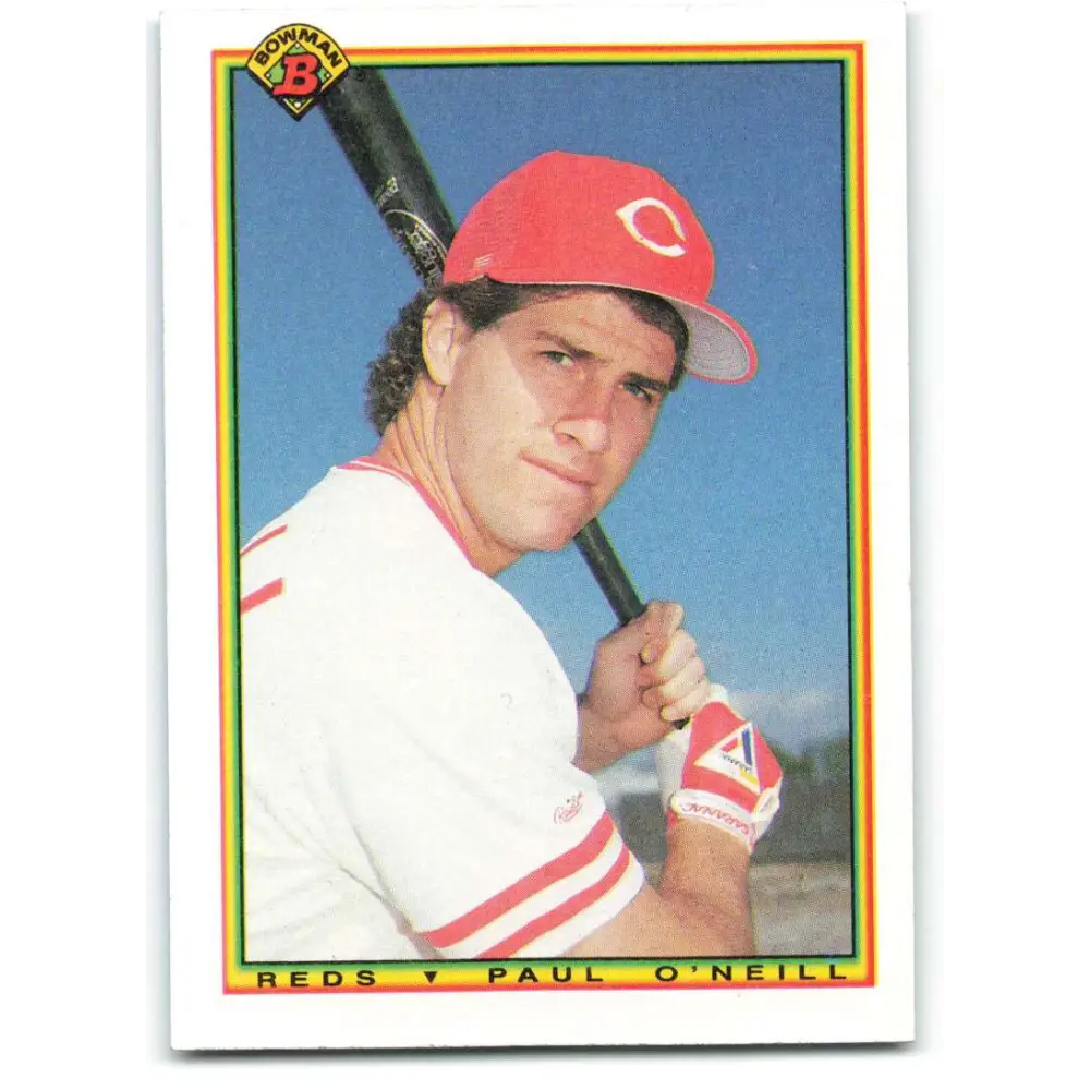 1990 Bowman #49 Paul O'Neill NM-MT Cincinnati Reds Baseball Card  Image 1
