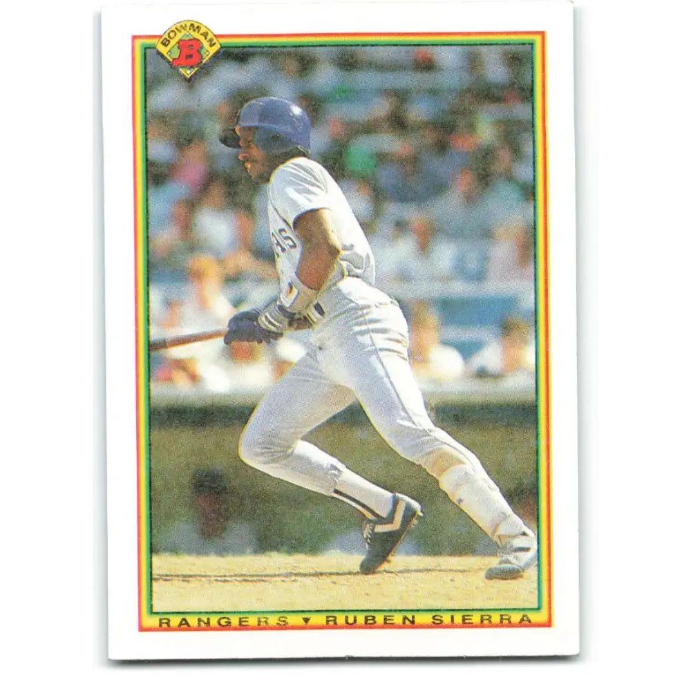 1990 Bowman #490 Ruben Sierra NM-MT Texas Rangers Baseball Card  Image 1