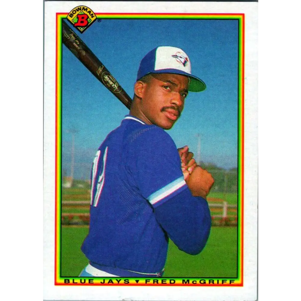 1990 Bowman #513 Fred McGriff NM-MT Toronto Blue Jays Baseball Card  Image 1