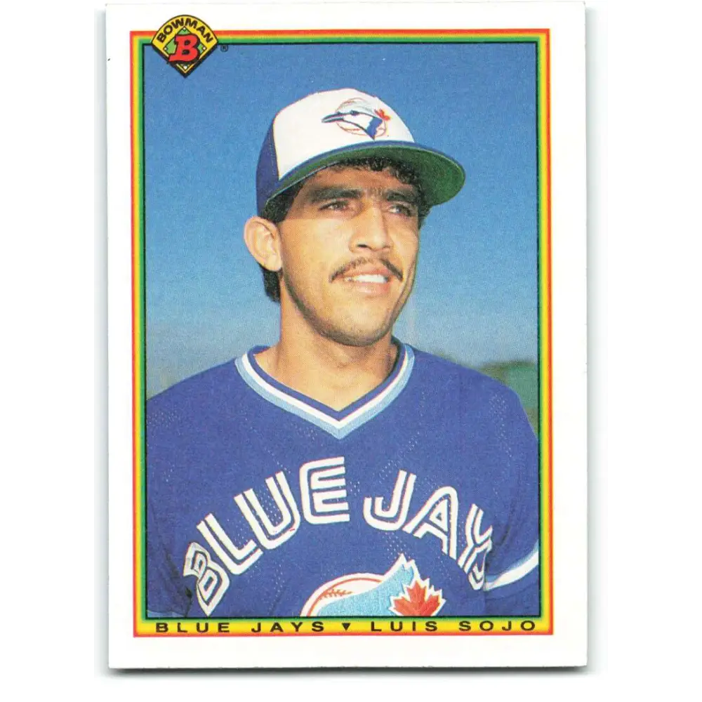 1990 Bowman #517 Luis Sojo NM-MT RC Rookie Toronto Blue Jays Baseball Card  Image 1