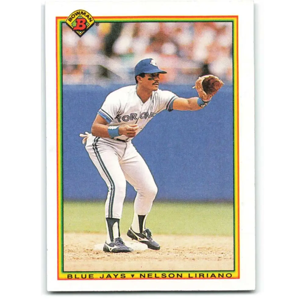 1990 Bowman #518 Nelson Liriano NM-MT Toronto Blue Jays Baseball Card  Image 1