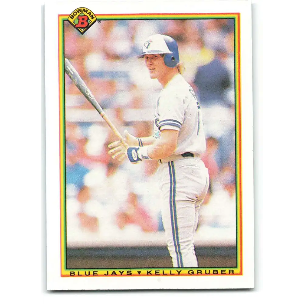 1990 Bowman #519 Kelly Gruber NM-MT Toronto Blue Jays Baseball Card  Image 1