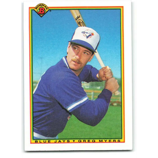 1990 Bowman #520 Greg Myers NM-MT Toronto Blue Jays Baseball Card  Image 1