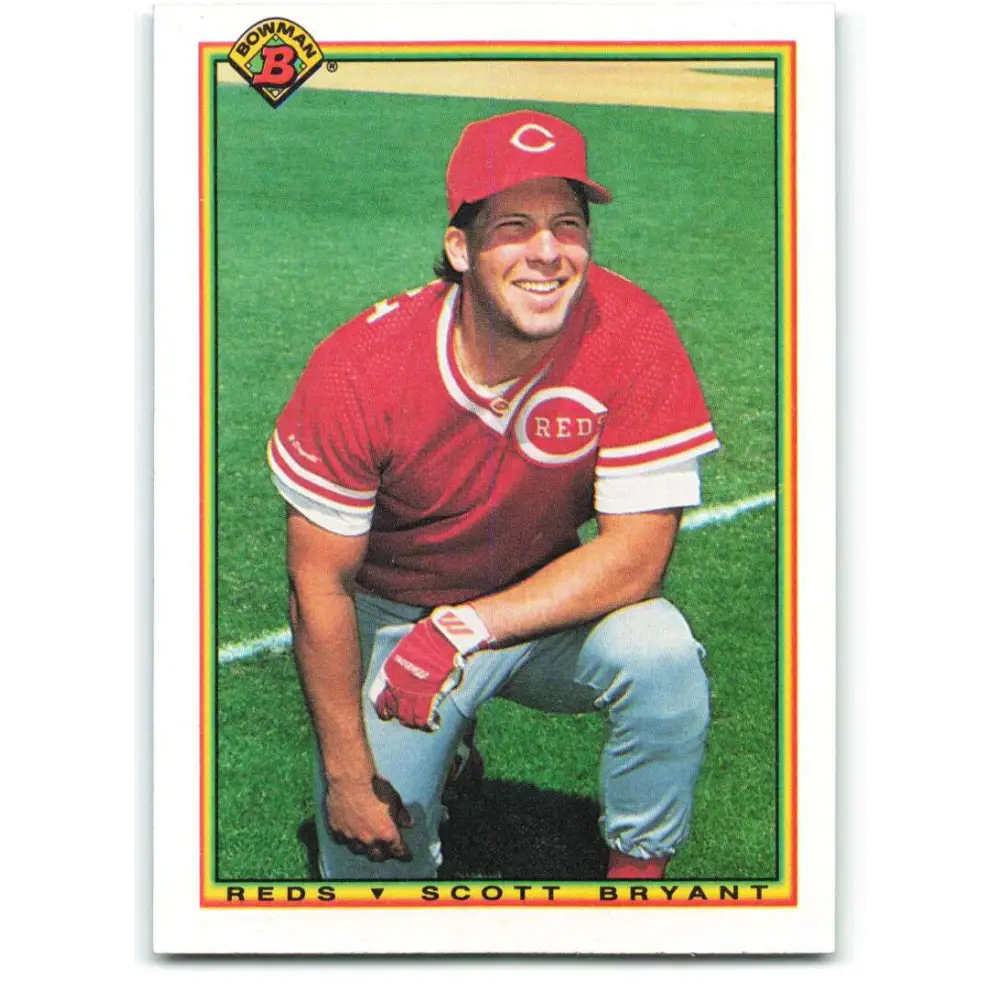 1990 Bowman #59 Scott Bryant NM-MT RC Rookie Cincinnati Reds Baseball Card  Image 1