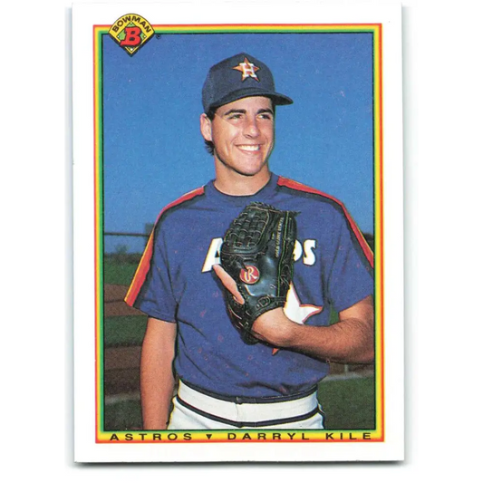 1990 Bowman #61 Darryl Kile NM-MT RC Rookie Houston Astros Baseball Card  Image 1