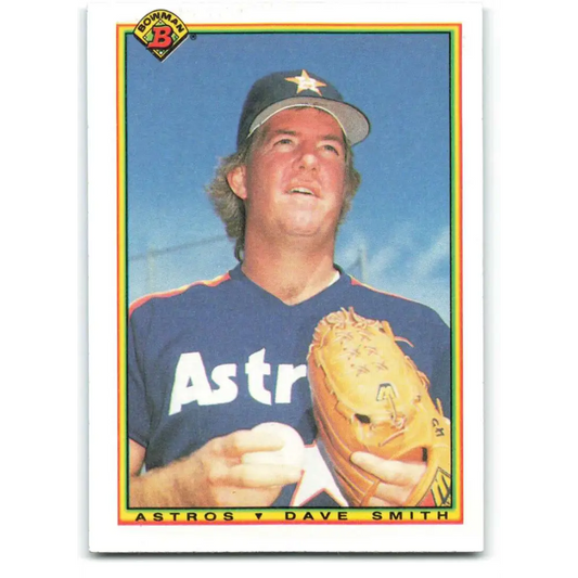 1990 Bowman #62 Dave Smith NM-MT Houston Astros Baseball Card  Image 1
