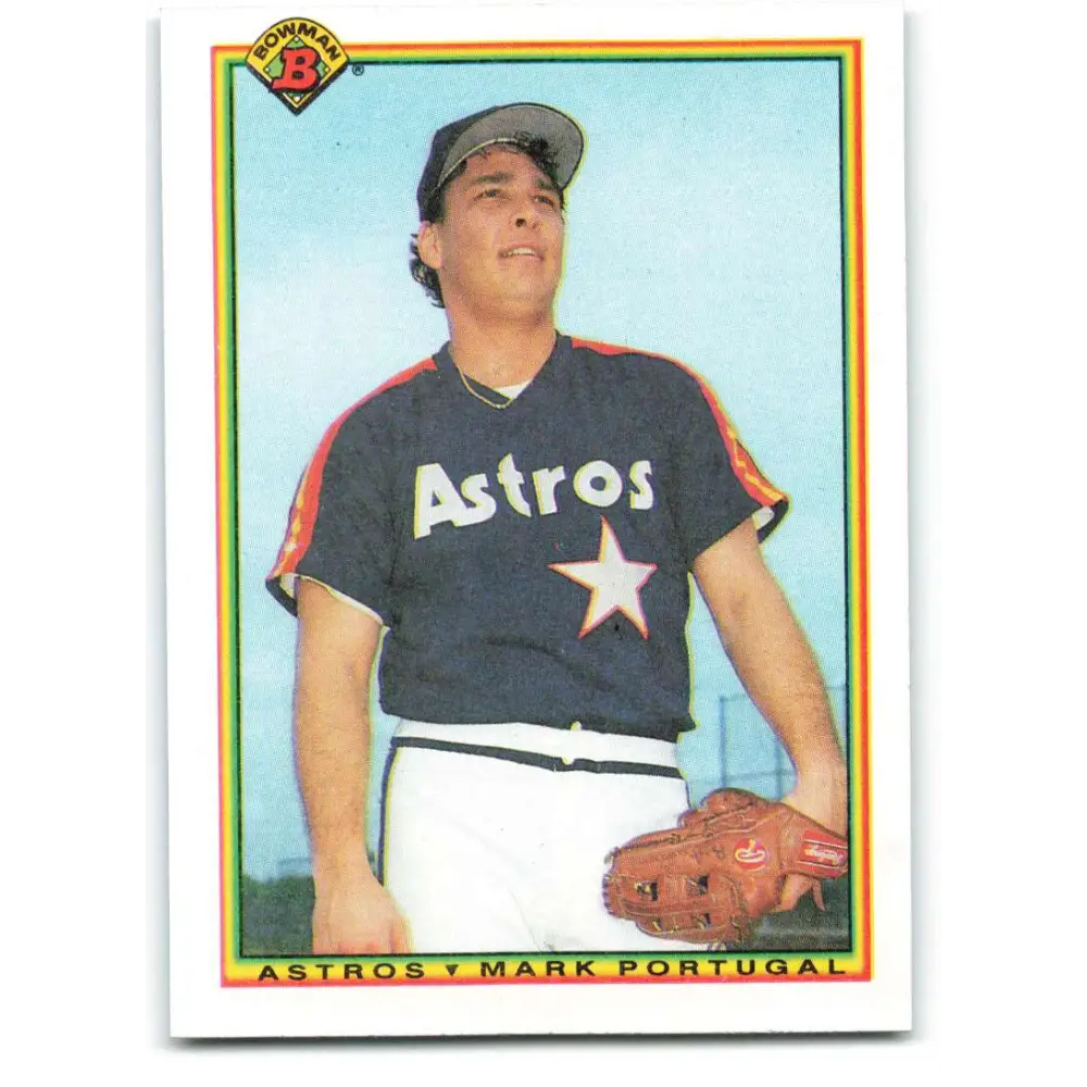 1990 Bowman #63 Mark Portugal NM-MT Houston Astros Baseball Card  Image 1