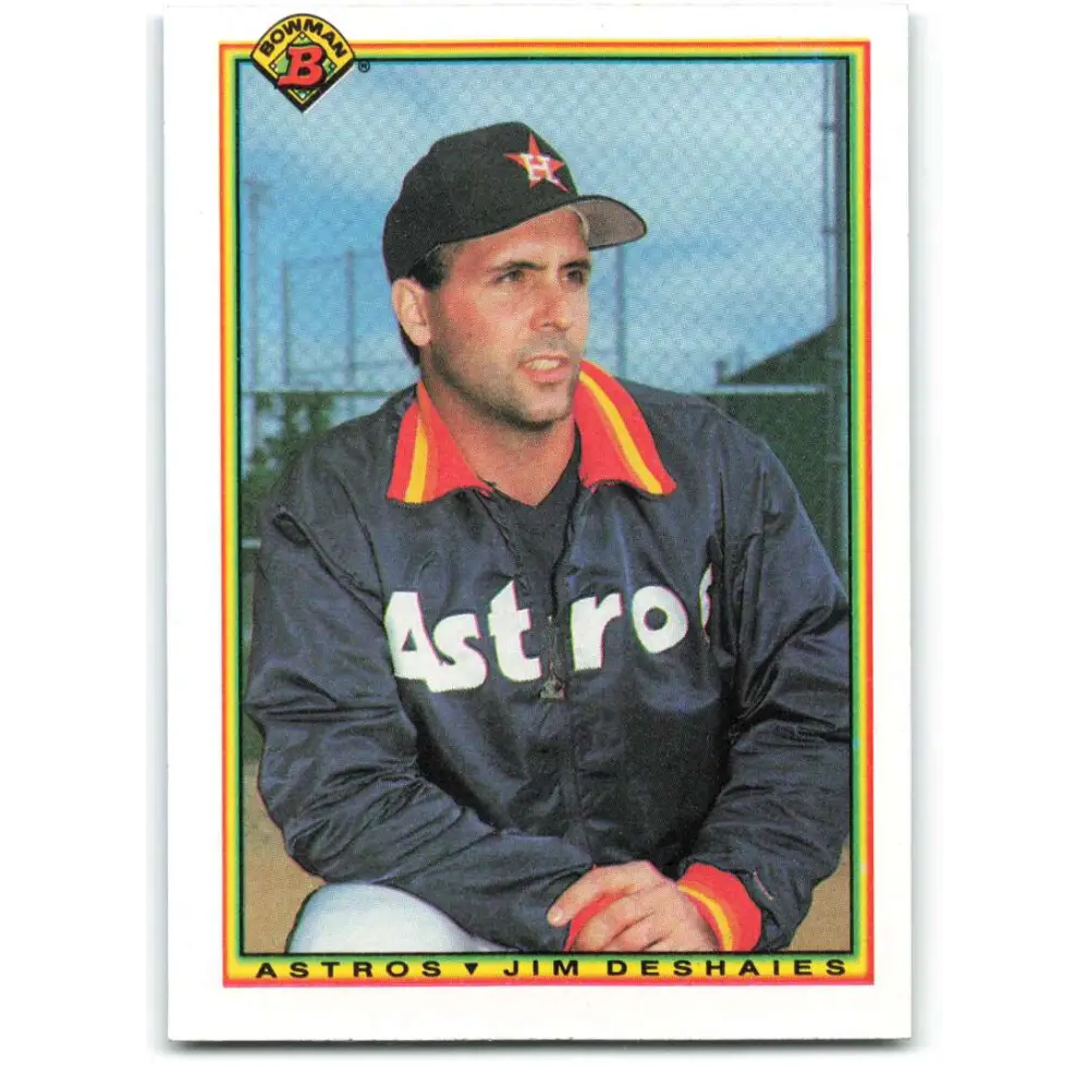 1990 Bowman #70 Jim Deshaies NM-MT Houston Astros Baseball Card  Image 1