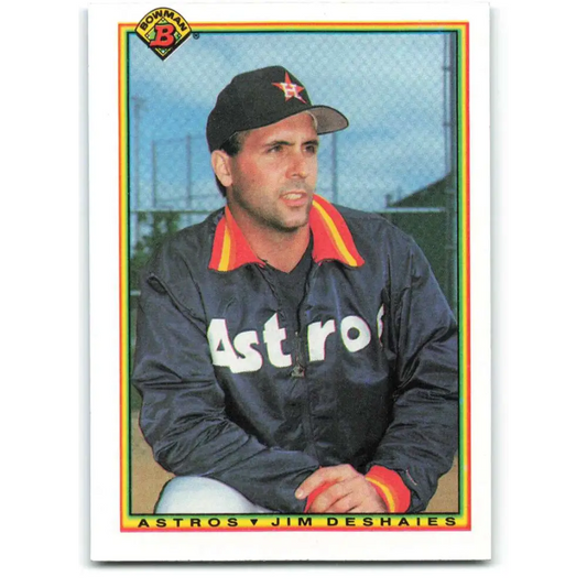 1990 Bowman #70 Jim Deshaies NM-MT Houston Astros Baseball Card  Image 1