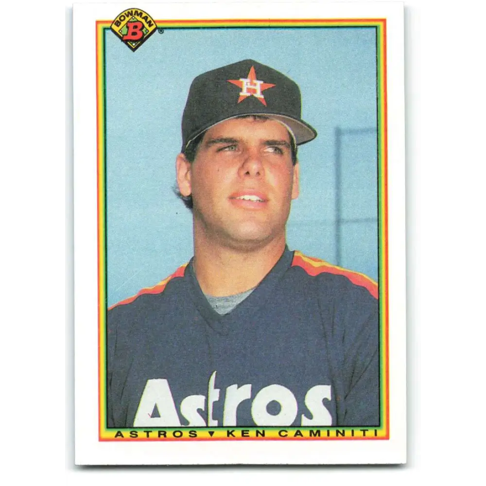1990 Bowman #73 Ken Caminiti NM-MT Houston Astros Baseball Card  Image 1