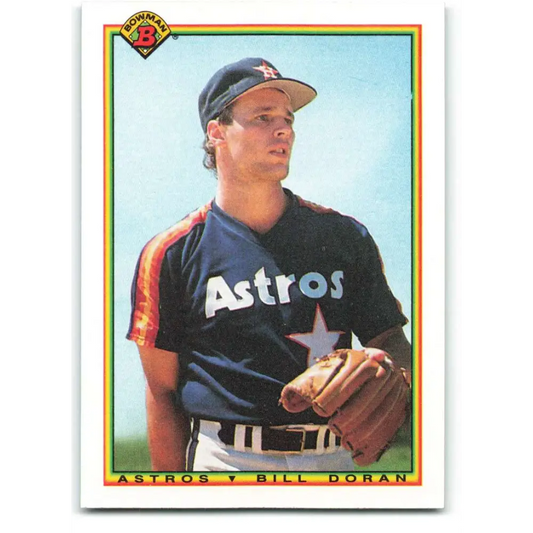 1990 Bowman #76 Bill Doran NM-MT Houston Astros Baseball Card  Image 1