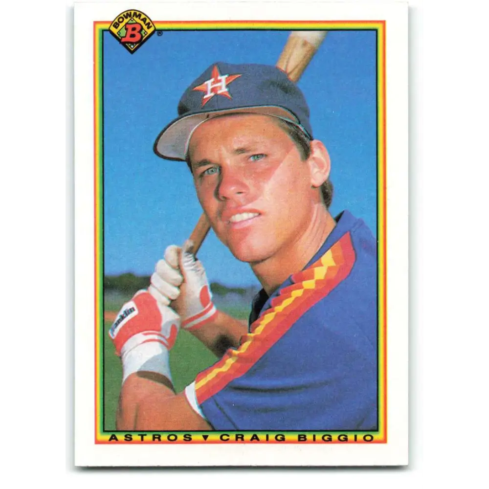 1990 Bowman #78 Craig Biggio NM-MT Houston Astros Baseball Card  Image 1