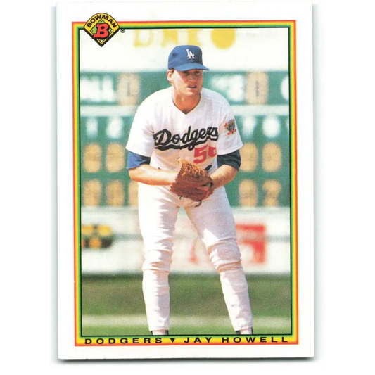 1990 Bowman #83 Jay Howell NM-MT Los Angeles Dodgers Baseball Card  Image 1