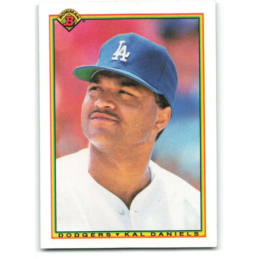 1990 Bowman #99 Kal Daniels NM-MT Los Angeles Dodgers Baseball Card  Image 1