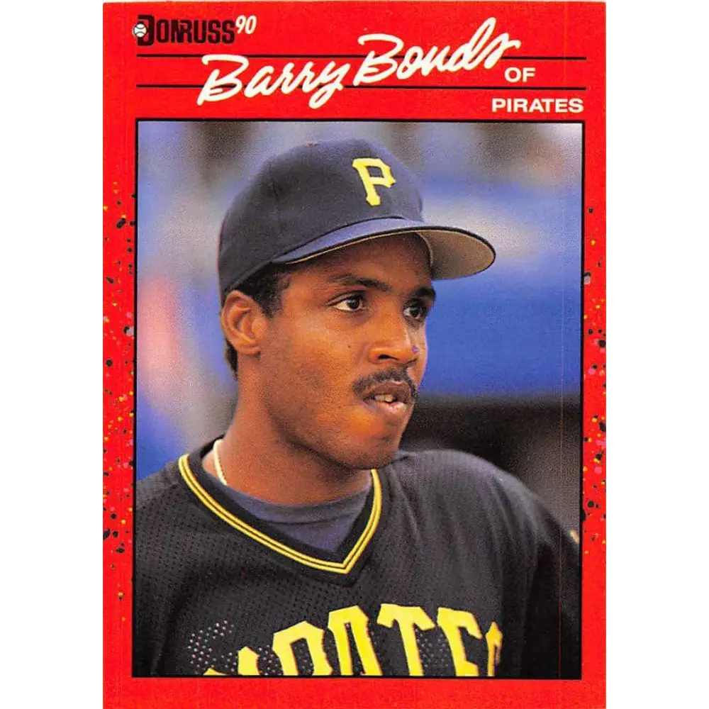 1990 Donruss #126 Barry Bonds VG-EX Pittsburgh Pirates Baseball Card Image 1