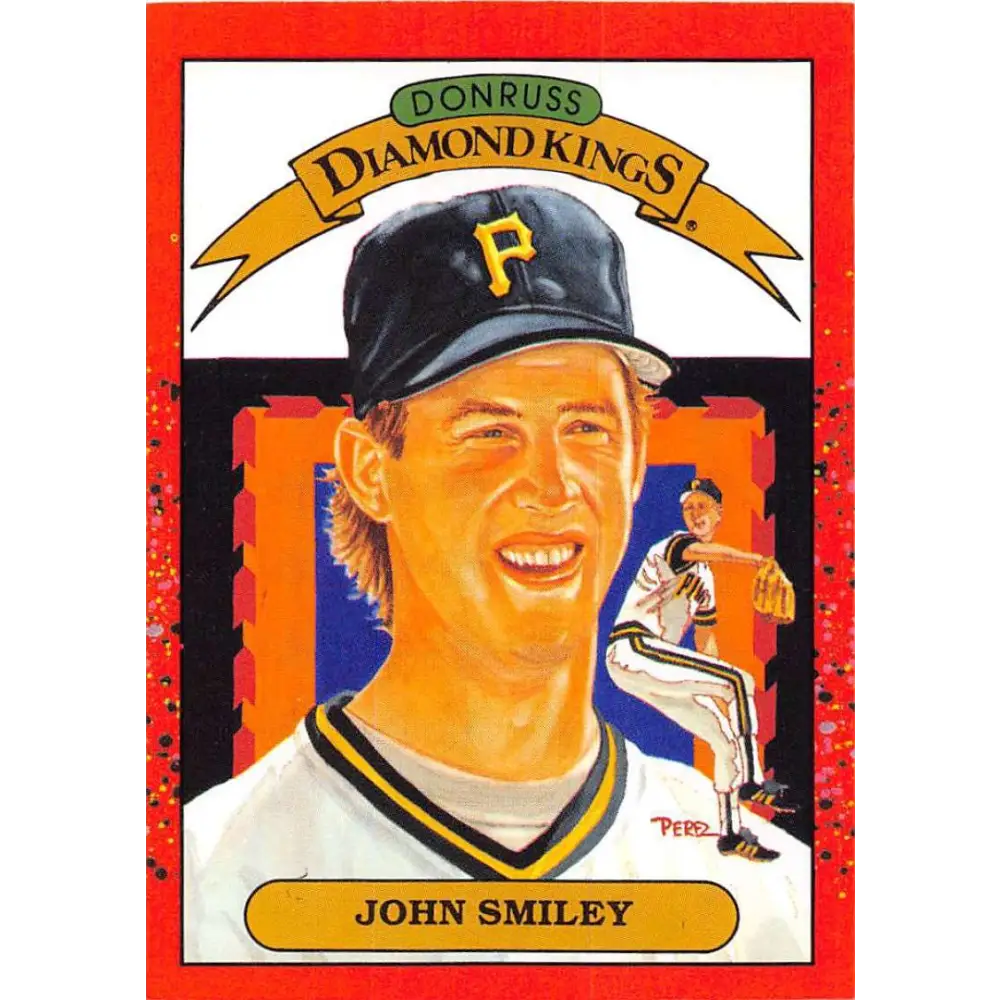 1990 Donruss #17 John Smiley DK VG-EX Pittsburgh Pirates Baseball Card Image 1