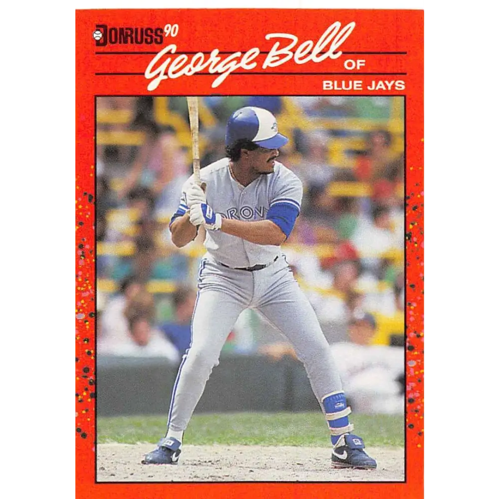 1990 Donruss #206 George Bell VG-EX Toronto Blue Jays Baseball Card Image 1