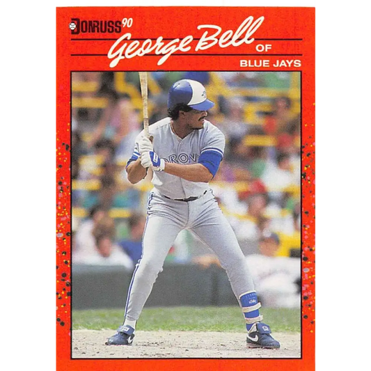 1990 Donruss #206 George Bell VG-EX Toronto Blue Jays Baseball Card Image 1