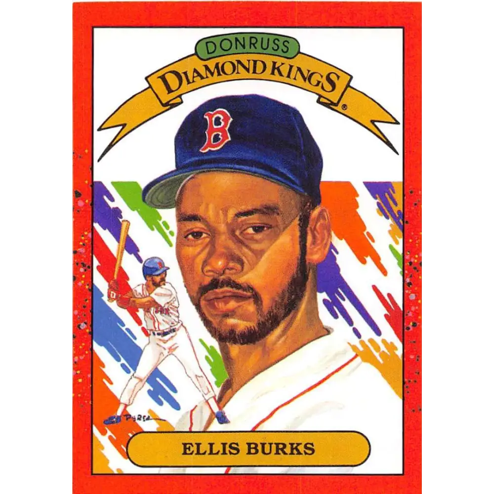 1990 Donruss #23 Ellis Burks DK VG-EX Boston Red Sox Baseball Card Image 1