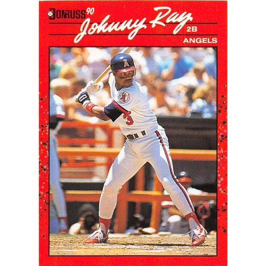 1990 Donruss #234 Johnny Ray VG-EX California Angels Baseball Card Image 1