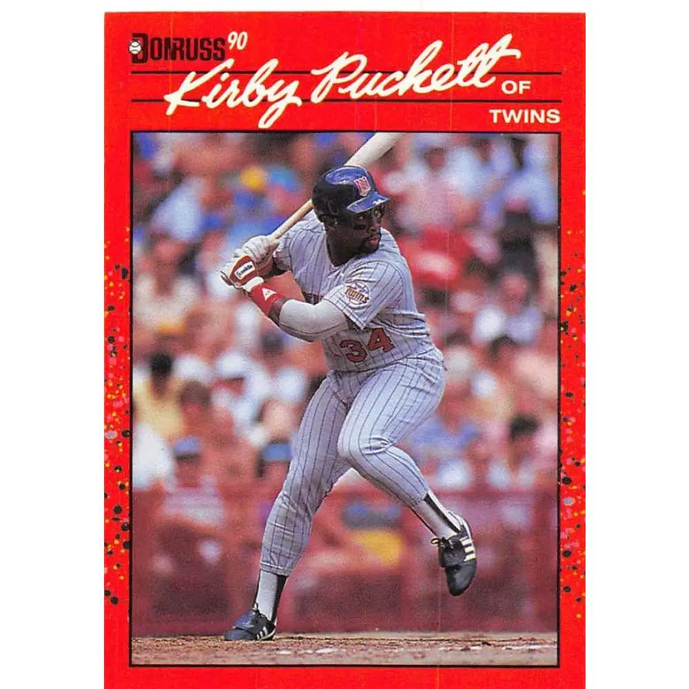 1990 Donruss #269 Kirby Puckett VG-EX Minnesota Twins Baseball Card Image 1