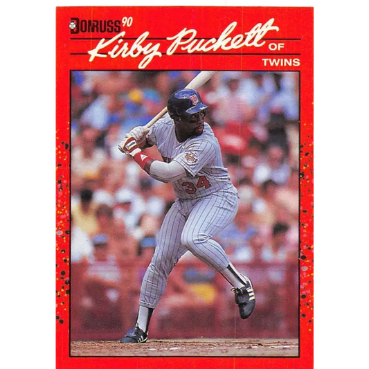 1990 Donruss #269 Kirby Puckett VG-EX Minnesota Twins Baseball Card Image 1