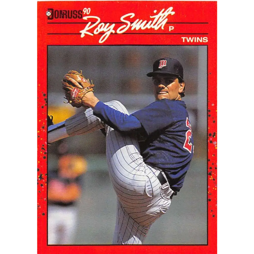 1990 Donruss #273 Roy Smith VG-EX Minnesota Twins Baseball Card Image 1