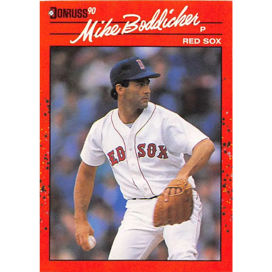 1990 Donruss #280 Mike Boddicker VG-EX Boston Red Sox Baseball Card Image 1