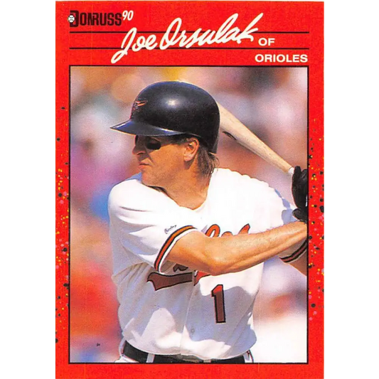 1990 Donruss #287 Joe Orsulak VG-EX Baltimore Orioles Baseball Card Image 1