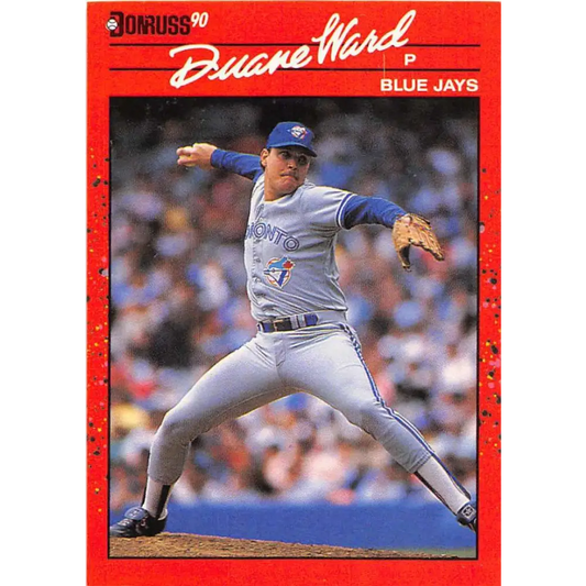 1990 Donruss #307 Duane Ward VG-EX Toronto Blue Jays Baseball Card Image 1