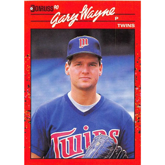 1990 Donruss #318 Gary Wayne VG-EX Minnesota Twins Baseball Card Image 1