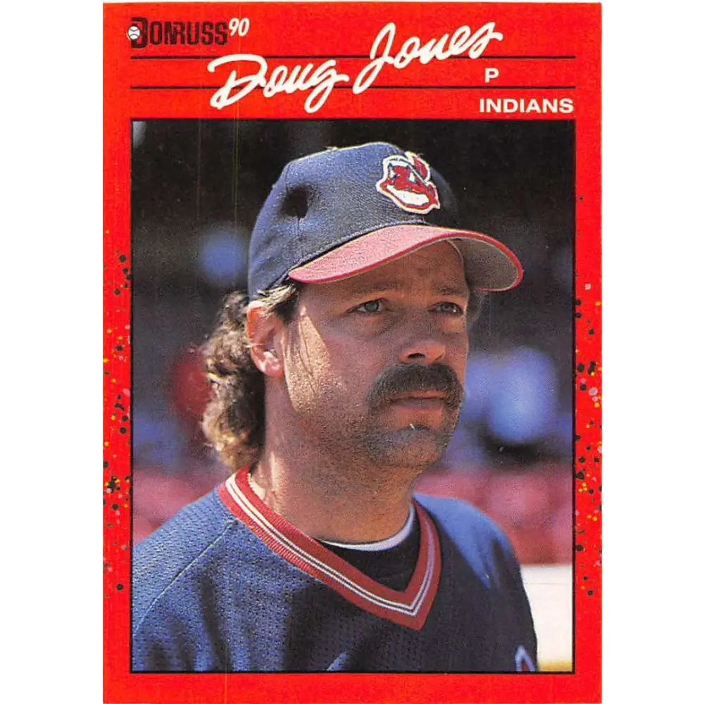 1990 Donruss #320 Doug Jones VG-EX Cleveland Indians Baseball Card Image 1