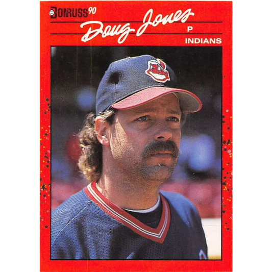 1990 Donruss #320 Doug Jones VG-EX Cleveland Indians Baseball Card Image 1
