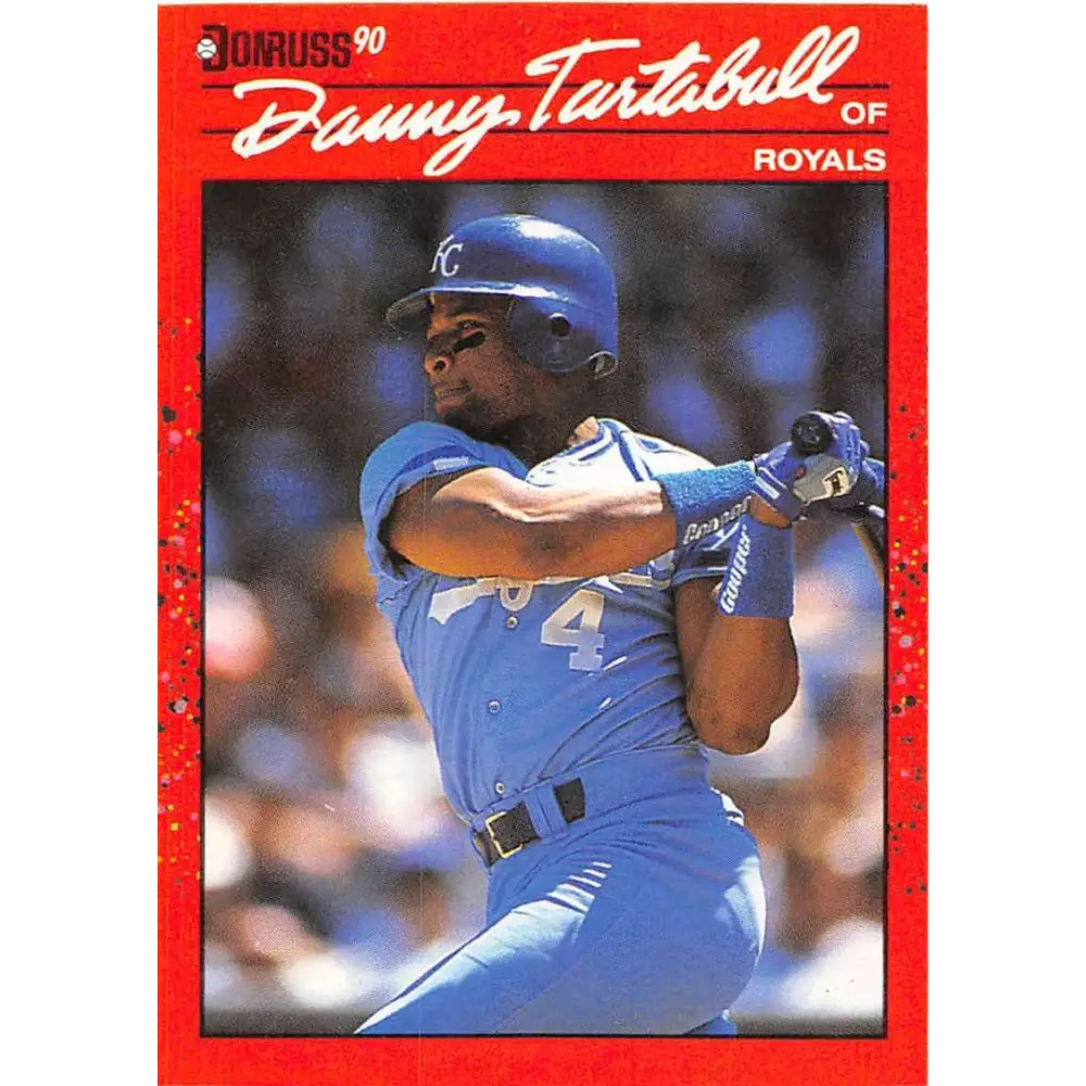 1990 Donruss #322 Danny Tartabull VG-EX Kansas City Royals Baseball Card Image 1