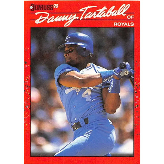 1990 Donruss #322 Danny Tartabull VG-EX Kansas City Royals Baseball Card Image 1