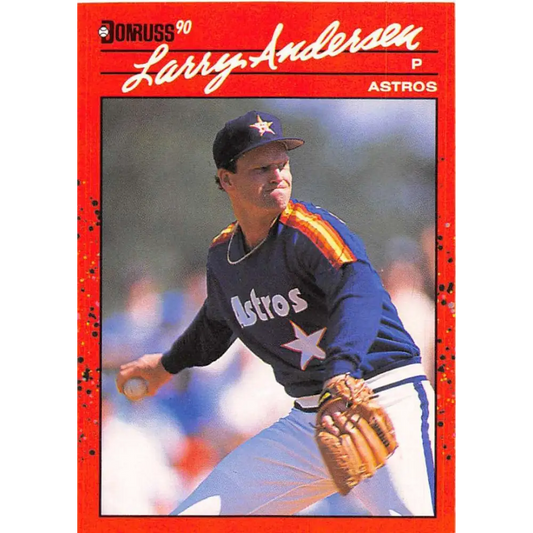 1990 Donruss #359 Larry Andersen VG-EX Houston Astros Baseball Card Image 1