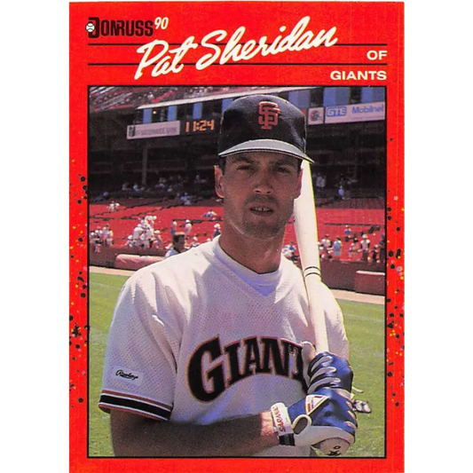 1990 Donruss #367 Pat Sheridan VG-EX San Francisco Giants Baseball Card Image 1