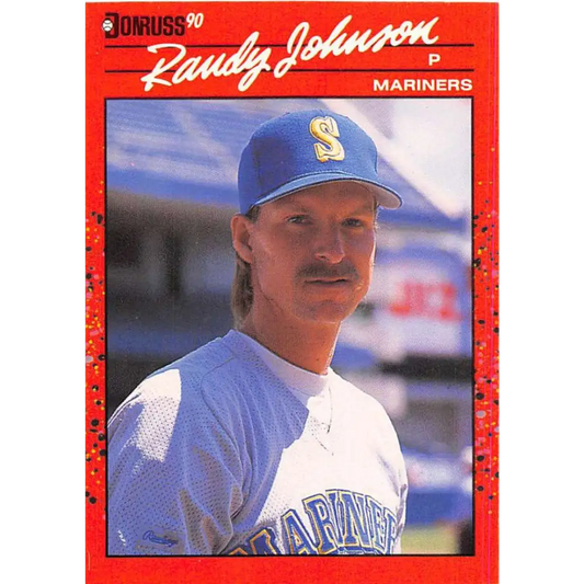 1990 Donruss #379 Randy Johnson VG-EX Seattle Mariners Baseball Card Image 1